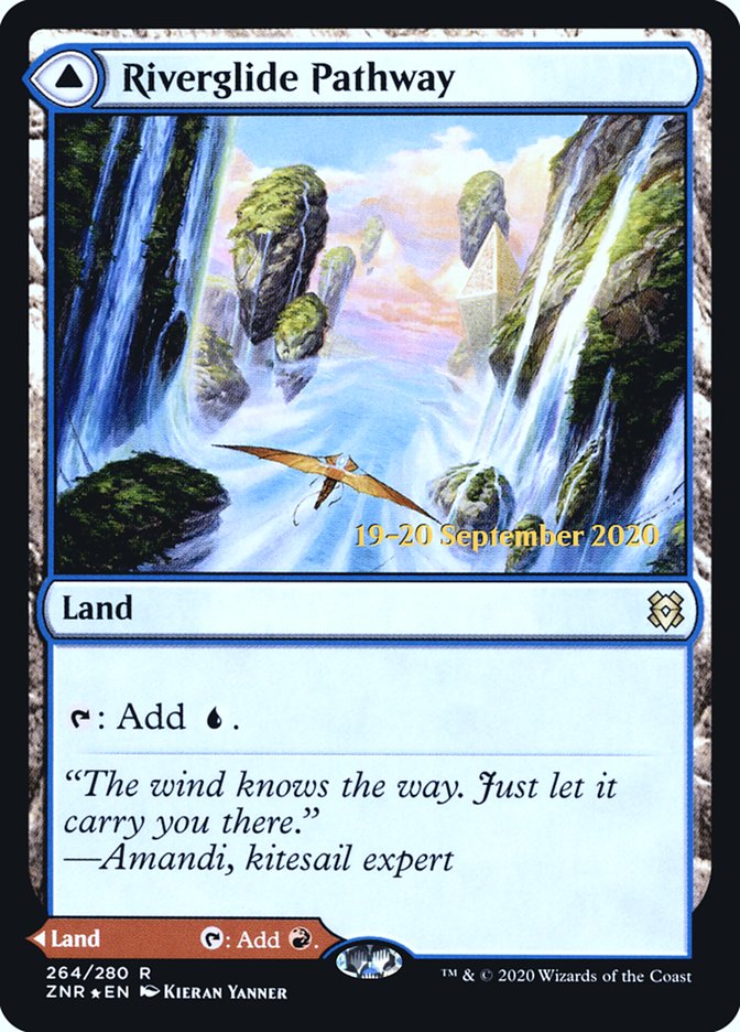 Riverglide Pathway // Lavaglide Pathway  [Zendikar Rising Prerelease Promos] | Jack's On Queen