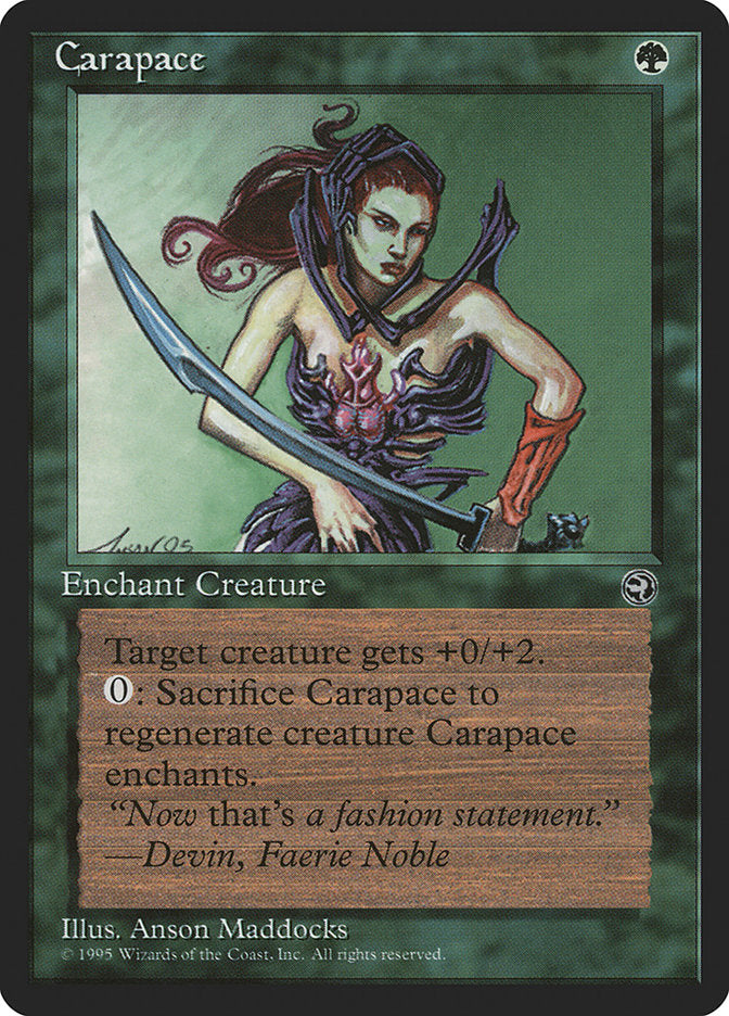 Carapace (Devin Flavor Text) [Homelands] | Jack's On Queen