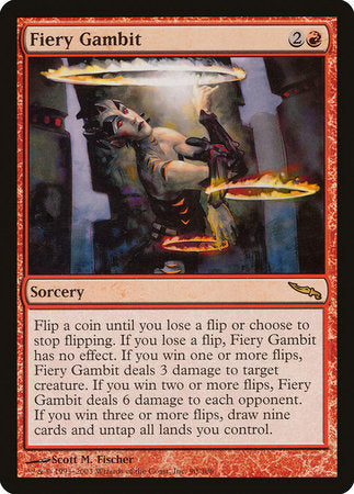 Fiery Gambit [Mirrodin] | Jack's On Queen