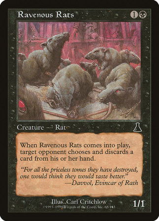 Ravenous Rats [Urza's Destiny] | Jack's On Queen