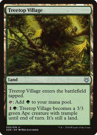 Treetop Village [Duel Decks: Nissa vs. Ob Nixilis] | Jack's On Queen