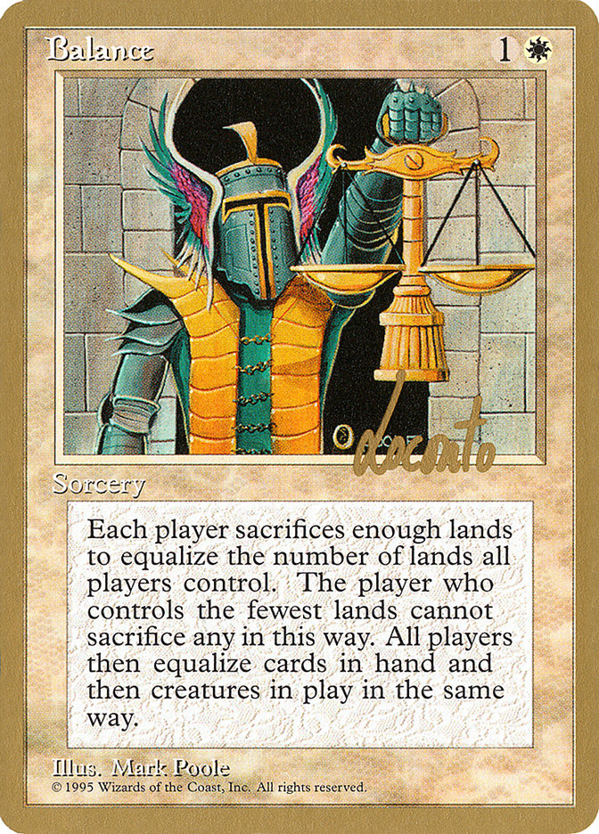 Balance (Michael Loconto) [Pro Tour Collector Set] | Jack's On Queen