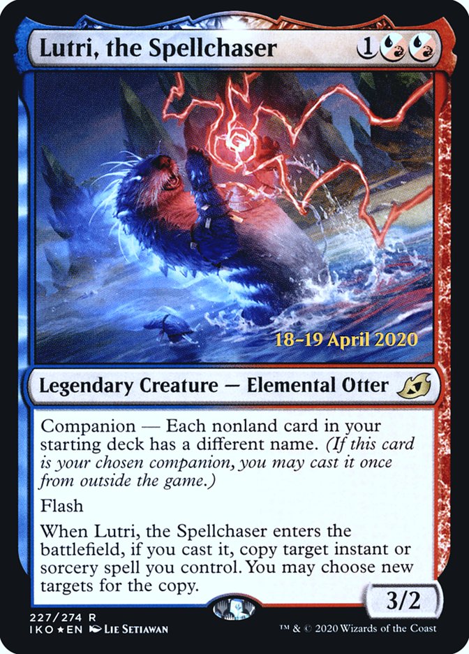 Lutri, the Spellchaser  [Ikoria: Lair of Behemoths Prerelease Promos] | Jack's On Queen