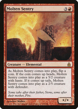 Molten Sentry [Ravnica: City of Guilds] | Jack's On Queen