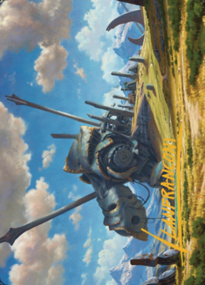 Plains Art Card 1 (Gold-Stamped Signature) [Dominaria United Art Series] | Jack's On Queen