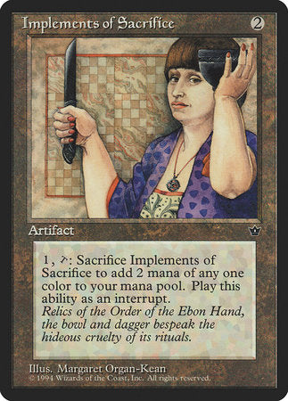 Implements of Sacrifice [Fallen Empires] | Jack's On Queen
