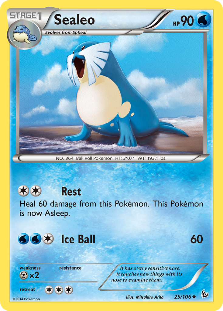 Sealeo (25/106) [XY: Flashfire] | Jack's On Queen