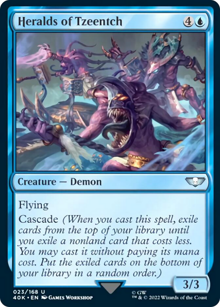 Heralds of Tzeentch (Surge Foil) [Universes Beyond: Warhammer 40,000] | Jack's On Queen