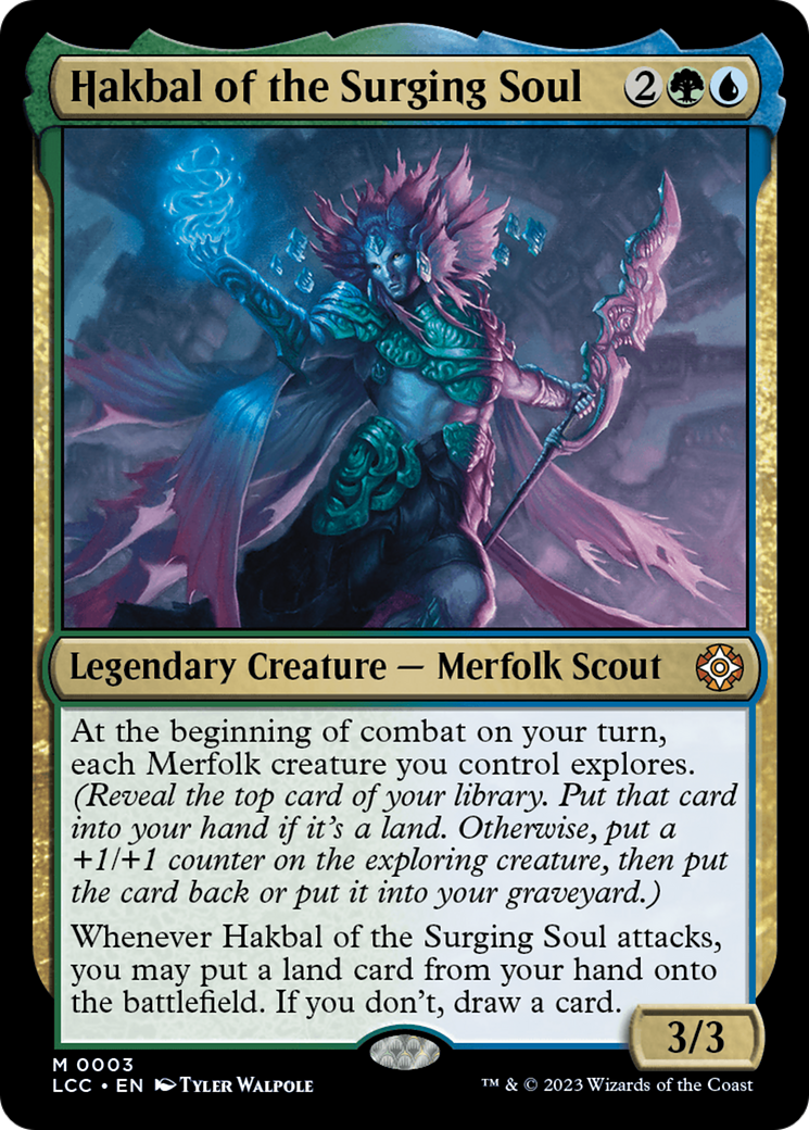 Hakbal of the Surging Soul [The Lost Caverns of Ixalan Commander] | Jack's On Queen