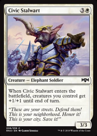Civic Stalwart [Ravnica Allegiance] | Jack's On Queen