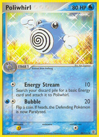 Poliwhirl (46/112) [EX: FireRed & LeafGreen] | Jack's On Queen