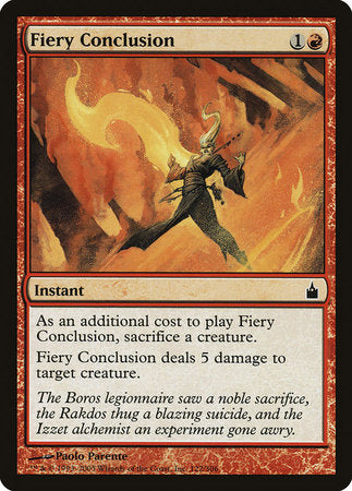 Fiery Conclusion [Ravnica: City of Guilds] | Jack's On Queen