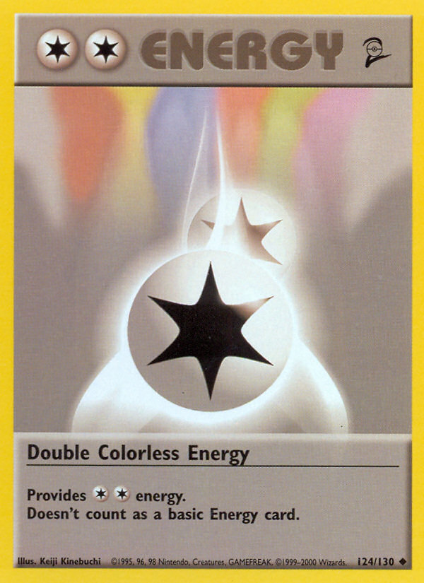 Double Colorless Energy (124/130) [Base Set 2] | Jack's On Queen