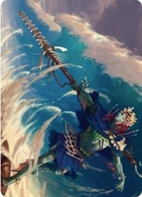 Tazeem Roilmage Art Card [Zendikar Rising Art Series] | Jack's On Queen