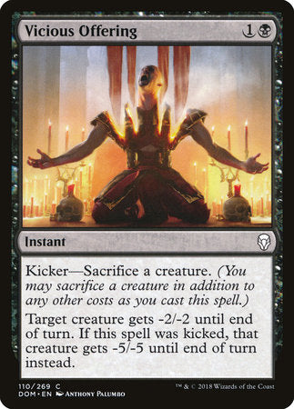 Vicious Offering [Dominaria] | Jack's On Queen