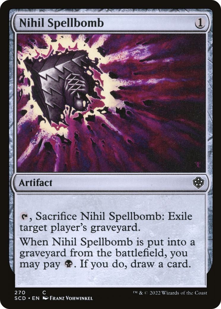 Nihil Spellbomb [Starter Commander Decks] | Jack's On Queen