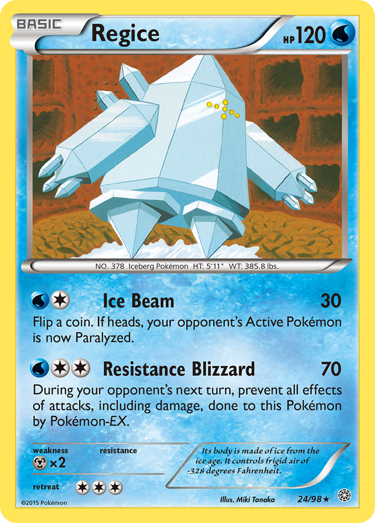 Regice (24/98) [XY: Ancient Origins] | Jack's On Queen