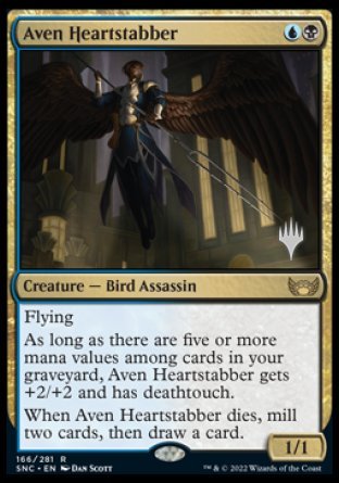 Aven Heartstabber (Promo Pack) [Streets of New Capenna Promos] | Jack's On Queen