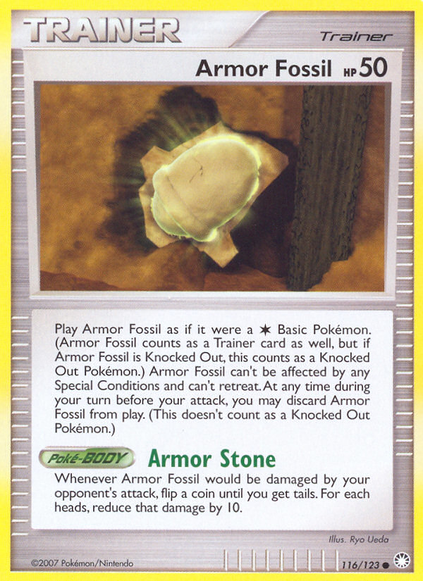 Armor Fossil (116/123) [Diamond & Pearl: Mysterious Treasures] | Jack's On Queen