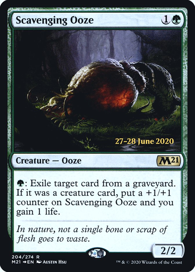 Scavenging Ooze  [Core Set 2021 Prerelease Promos] | Jack's On Queen