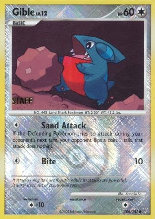 Gible (106/147) (Championship Promo Staff) [Platinum: Supreme Victors] | Jack's On Queen