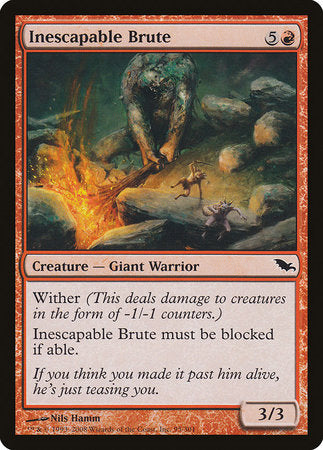 Inescapable Brute [Shadowmoor] | Jack's On Queen