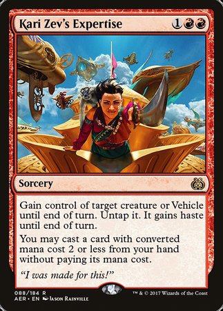 Kari Zev's Expertise [Aether Revolt] | Jack's On Queen