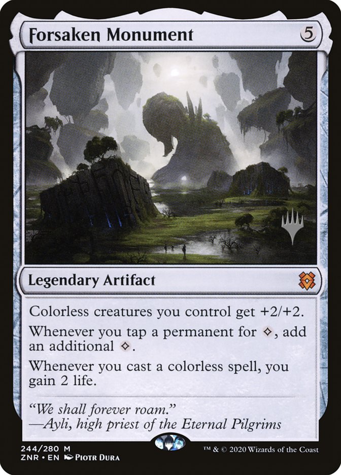 Forsaken Monument (Promo Pack) [Zendikar Rising Promos] | Jack's On Queen