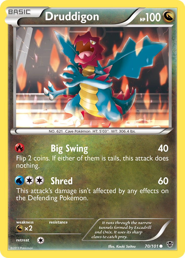 Druddigon (70/101) [Black & White: Plasma Blast] | Jack's On Queen