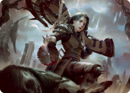 Sawblade Slinger Art Card [Innistrad: Crimson Vow Art Series] | Jack's On Queen