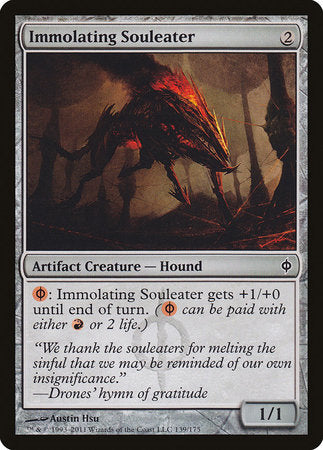 Immolating Souleater [New Phyrexia] | Jack's On Queen