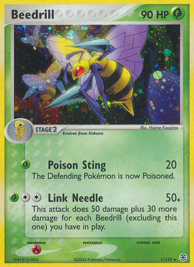 Beedrill (1/112) [EX: FireRed & LeafGreen] | Jack's On Queen