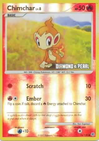 Chimchar (76/130) [Burger King Promos: 2008 Collection] | Jack's On Queen