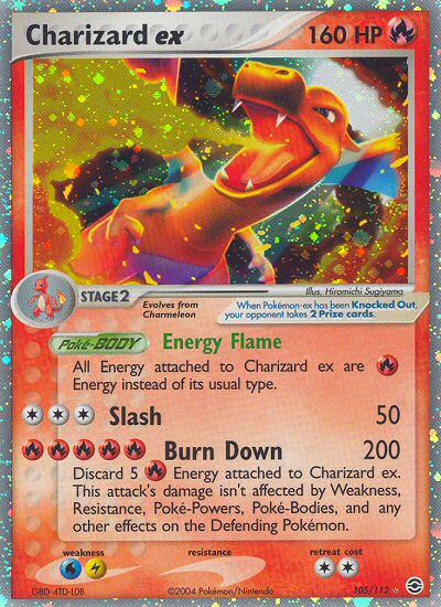 Charizard ex (105/112) [EX: FireRed & LeafGreen] | Jack's On Queen