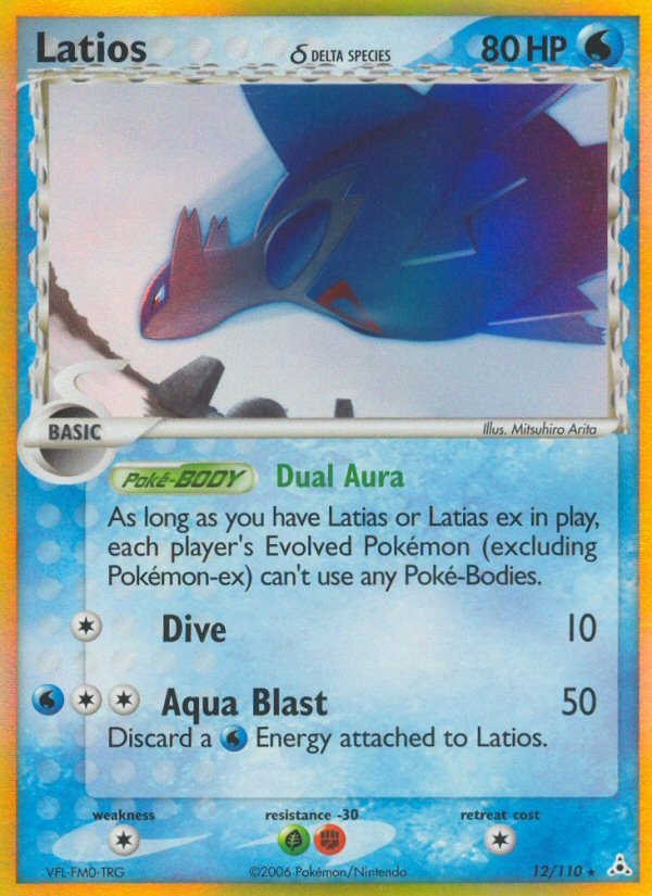 Latios (12/110) (Delta Species) [EX: Holon Phantoms] | Jack's On Queen