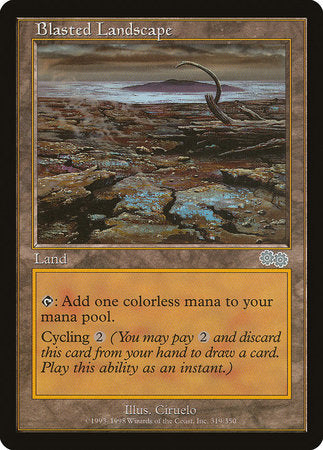 Blasted Landscape [Urza's Saga] | Jack's On Queen