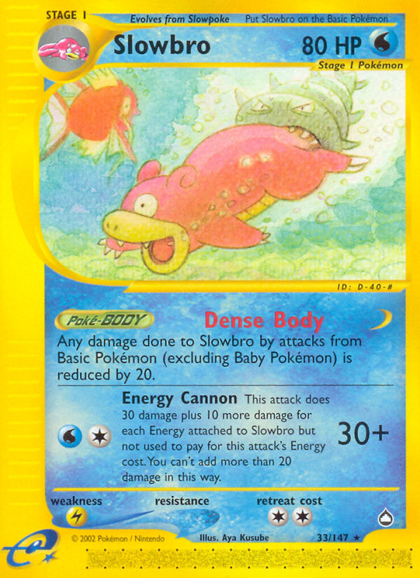 Slowbro (33/147) [Aquapolis] | Jack's On Queen