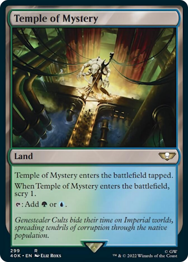 Temple of Mystery (Surge Foil) [Universes Beyond: Warhammer 40,000] | Jack's On Queen