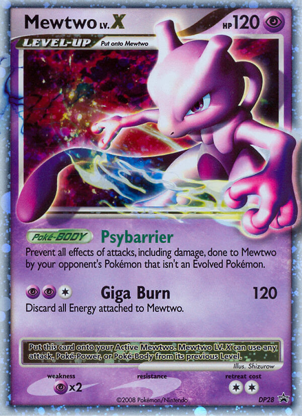 Mewtwo LV.X (DP28) [Diamond & Pearl: Black Star Promos] | Jack's On Queen