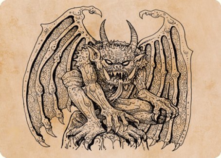 Cloister Gargoyle (Showcase) Art Card [Dungeons & Dragons: Adventures in the Forgotten Realms Art Series] | Jack's On Queen