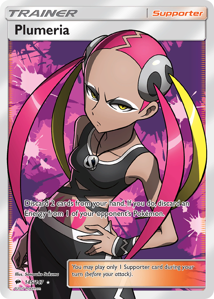 Plumeria (145/147) [Sun & Moon: Burning Shadows] | Jack's On Queen
