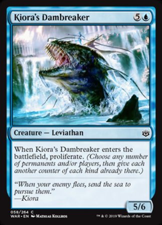 Kiora's Dambreaker [War of the Spark] | Jack's On Queen