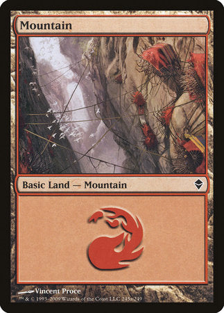 Mountain (245a) [Zendikar] | Jack's On Queen