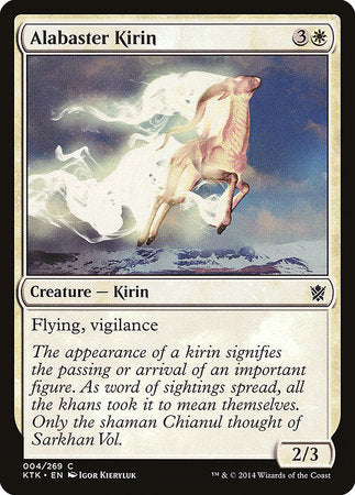 Alabaster Kirin [Khans of Tarkir] | Jack's On Queen