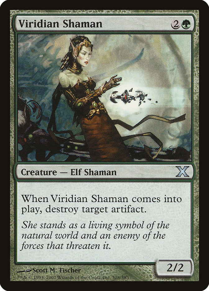 Viridian Shaman [Tenth Edition] | Jack's On Queen