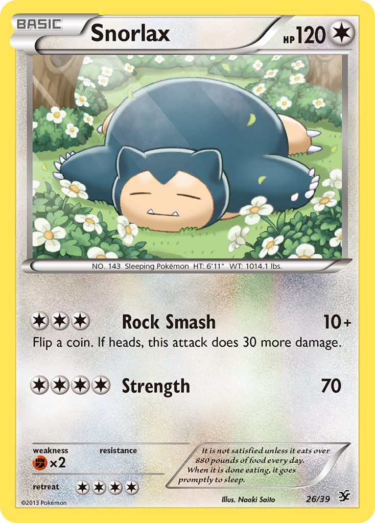 Snorlax (26/39) [XY: Kalos Starter Set] | Jack's On Queen