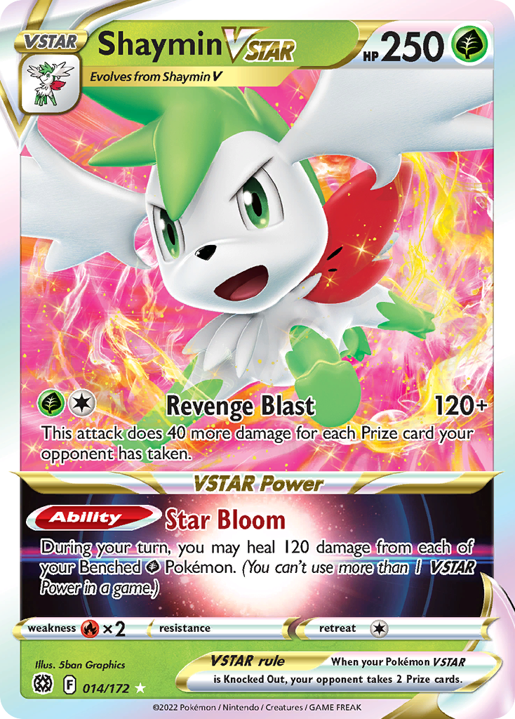 Shaymin VSTAR (014/172) (Jumbo Card) [Sword & Shield: Brilliant Stars] | Jack's On Queen