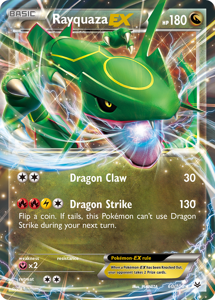 Rayquaza EX (60/108) [XY: Roaring Skies] | Jack's On Queen