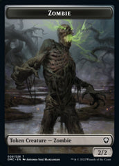 Bird (002) // Zombie Double-sided Token [Dominaria United Tokens] | Jack's On Queen