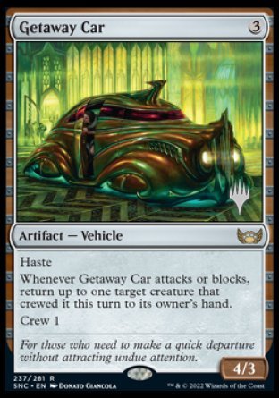 Getaway Car (Promo Pack) [Streets of New Capenna Promos] | Jack's On Queen